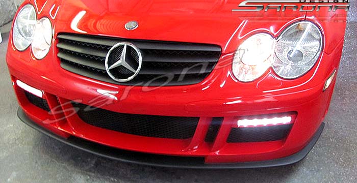 Custom Mercedes SL  Convertible Front Lip/Splitter (2003 - 2008) - $299.00 (Part #MB-021-FA)